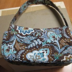 VINTAGE VERA BRADLEY QUILTED FLORAL HANDBAG/PURSE